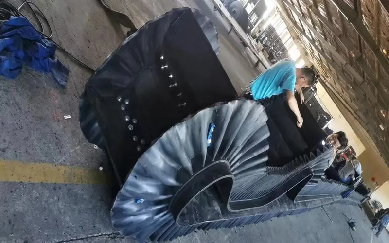 波狀大(dà)傾角擋邊帶